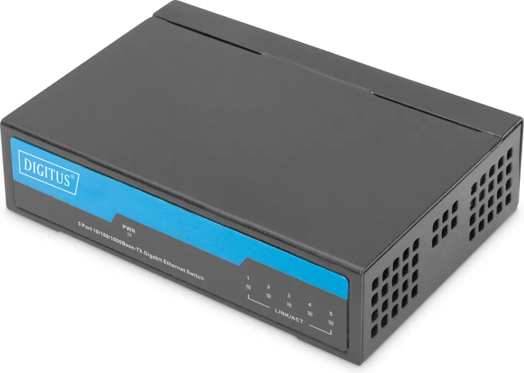 Digitus DN-80202-1 Netwerk Switch 5 Poorten 10/100/1000 Mbit/s