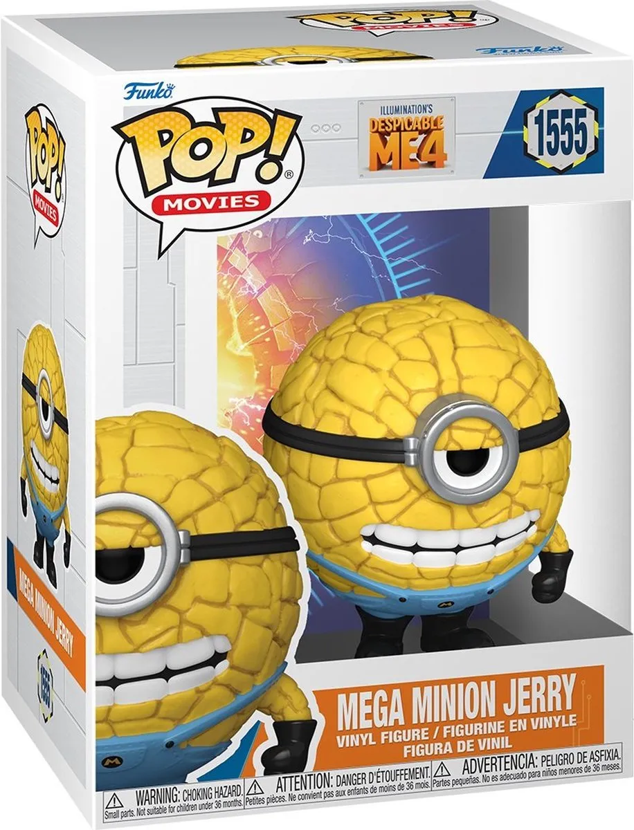 Funko Pop! Minions Despicable Me 4 Mega Minion Jerry 76051 - Multicolor - afbeelding 2 van 4