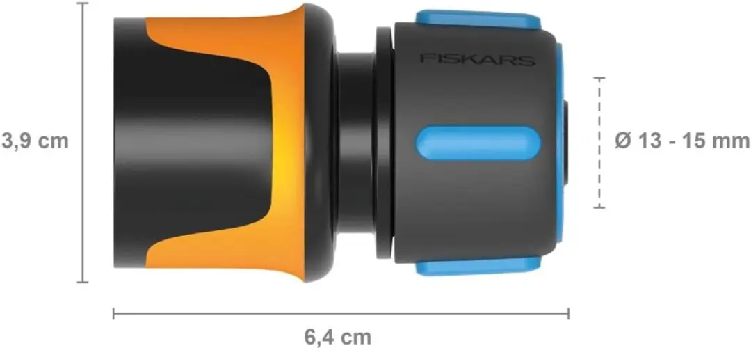 Fiskars Slangkoppeling 13-15mm Blauw - afbeelding 5 van 6
