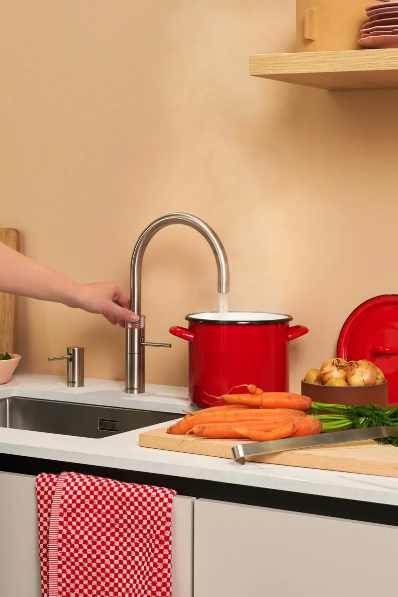 Quooker Fusion Square FNRSST Kokendwaterkraan - Roestvrijstaal