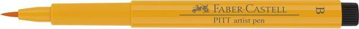 Faber-Castell Pitt Artist Pen Brush Chroomgeel Donker