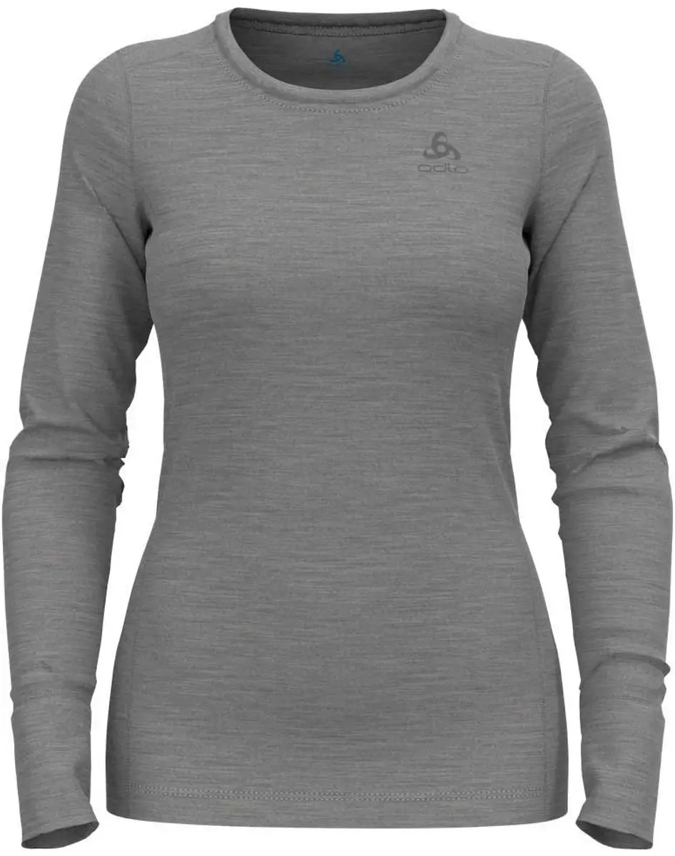 ODLO Natural Merino 200 Thermoshirt Vrouwen - XS - Grijs - afbeelding 6 van 6