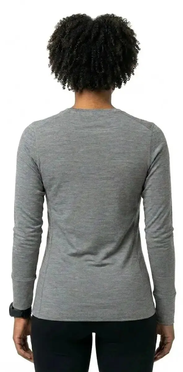 ODLO Natural Merino 200 Thermoshirt Vrouwen - XS - Grijs - afbeelding 5 van 6