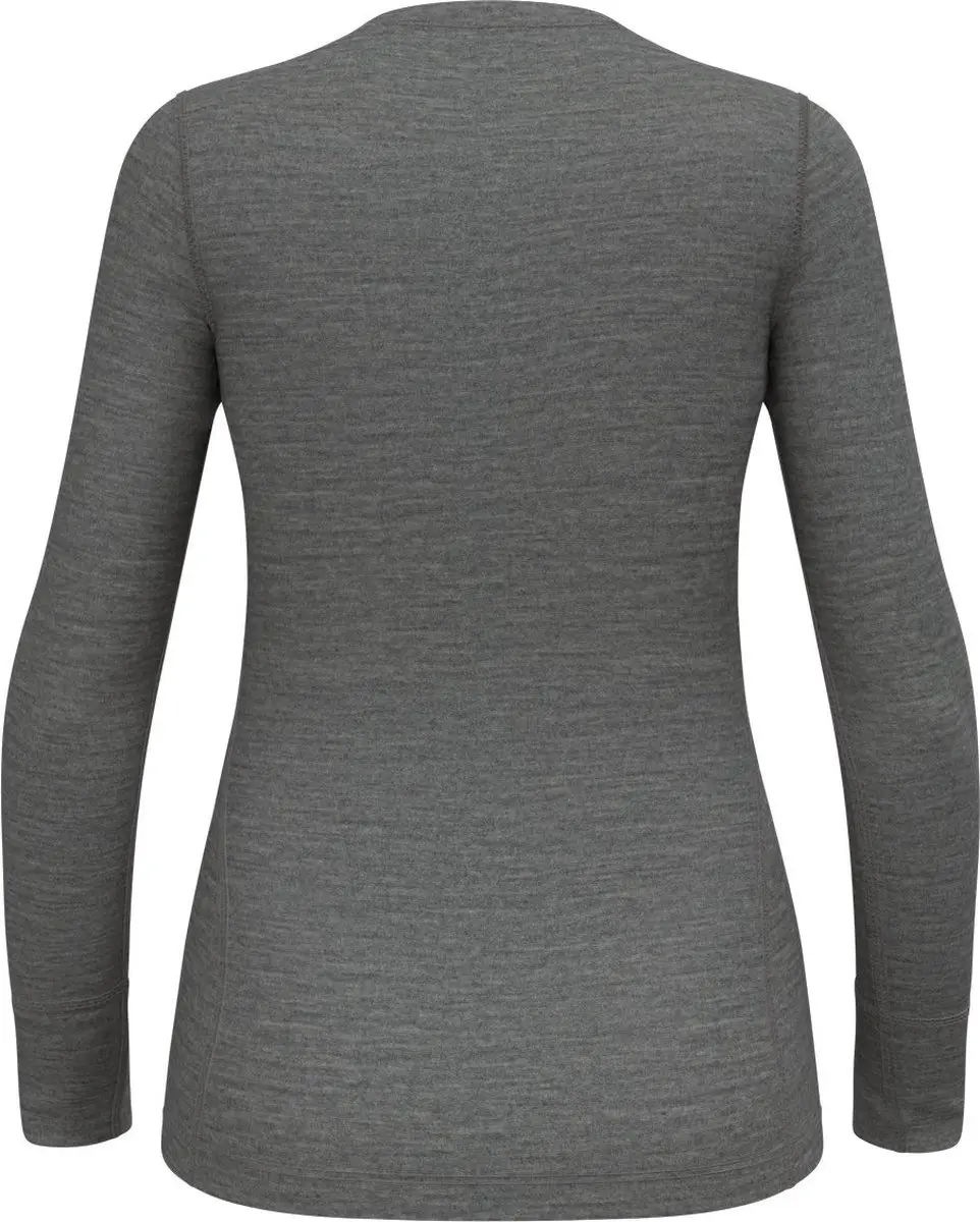 ODLO Natural Merino 200 Thermoshirt Vrouwen - XS - Grijs - afbeelding 2 van 6