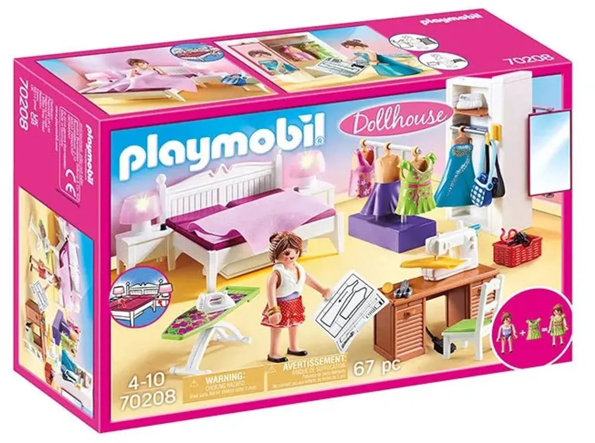 Playmobil Slaapkamer Mode Ontwerphoek 70208 - Multicolor