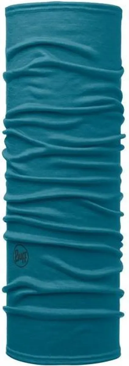 Buff Merino Lightweight Nekwarmer - Blauw - afbeelding 6 van 6