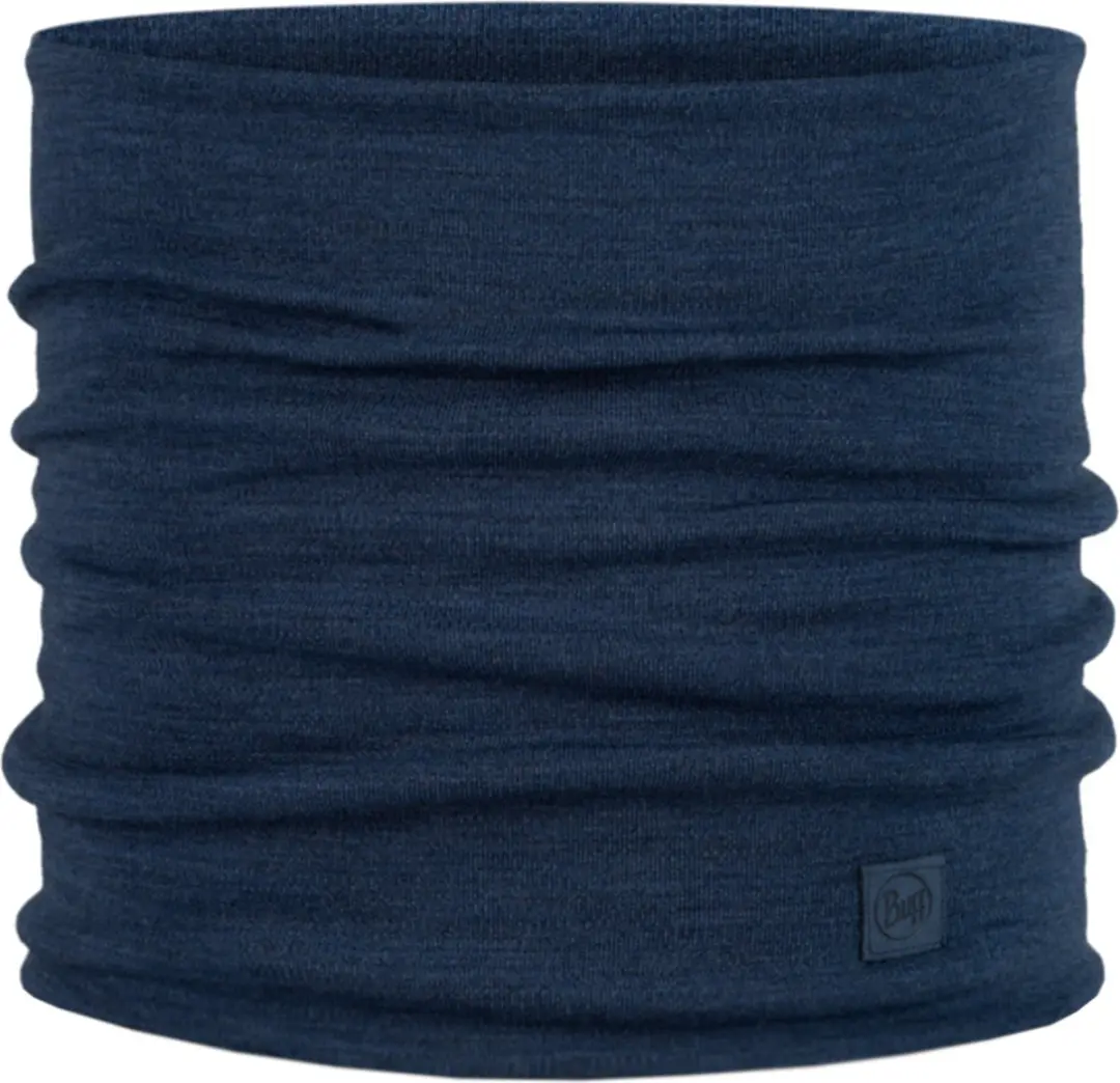 Buff Merino Heavyweight Neckwarmer 11301877910, Unisex, Marineblauw, schoorsteen