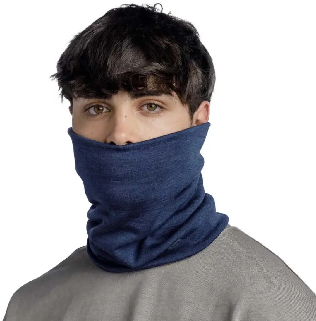 Buff Merino Heavyweight Neckwarmer 11301877910 - Marineblauw - afbeelding 3 van 6