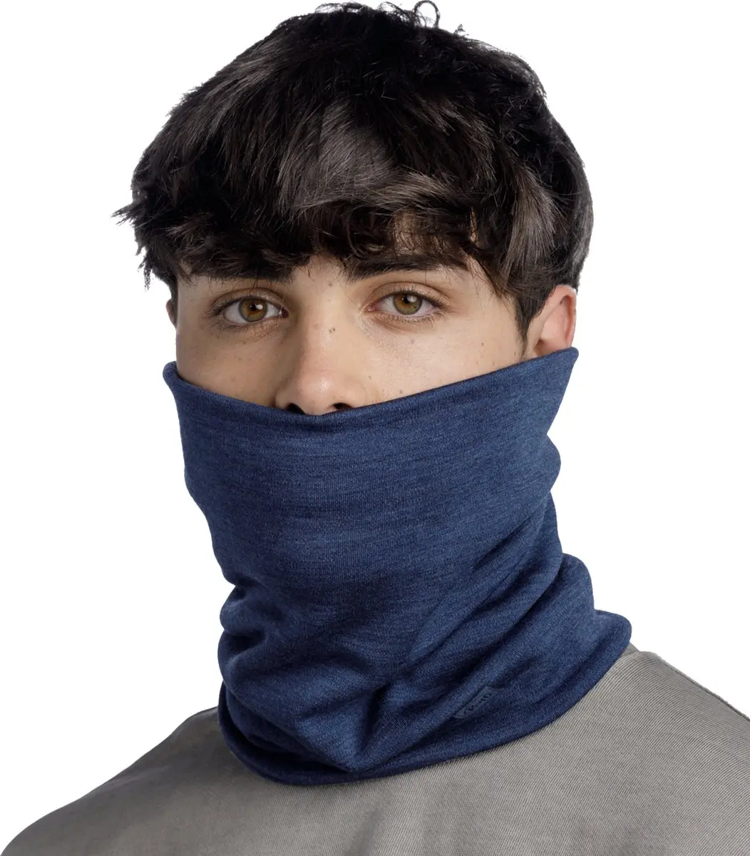 Buff Merino Heavyweight Neckwarmer 11301877910 - Marineblauw - afbeelding 6 van 6