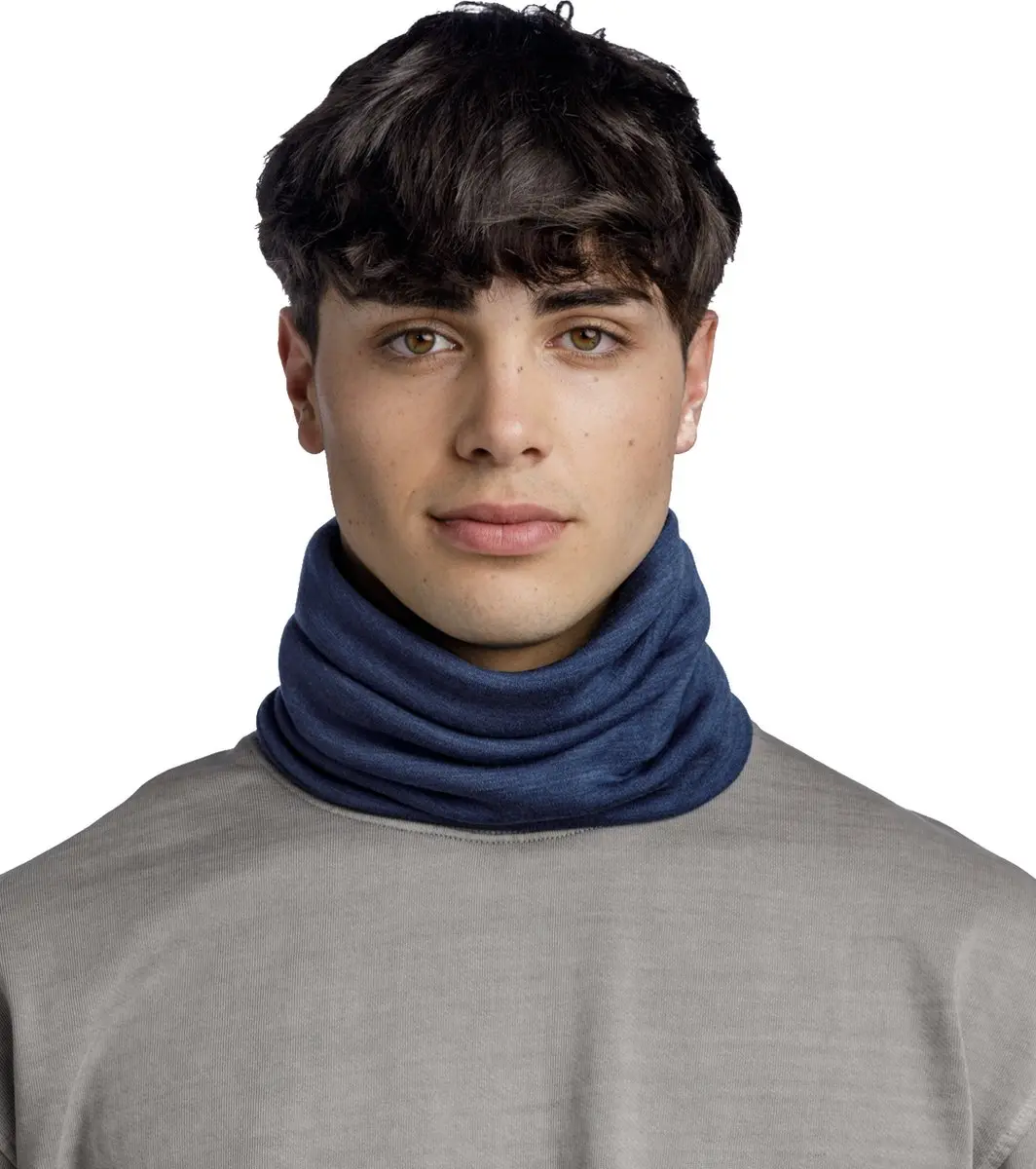 Buff Merino Heavyweight Neckwarmer 11301877910 - Marineblauw - afbeelding 5 van 6