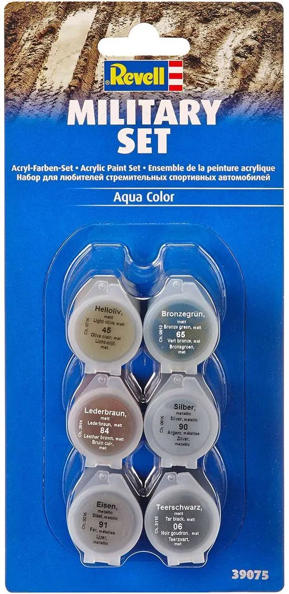 Revell Hobbyverf Acryl Aqua 39075 Military - 6x5ml
