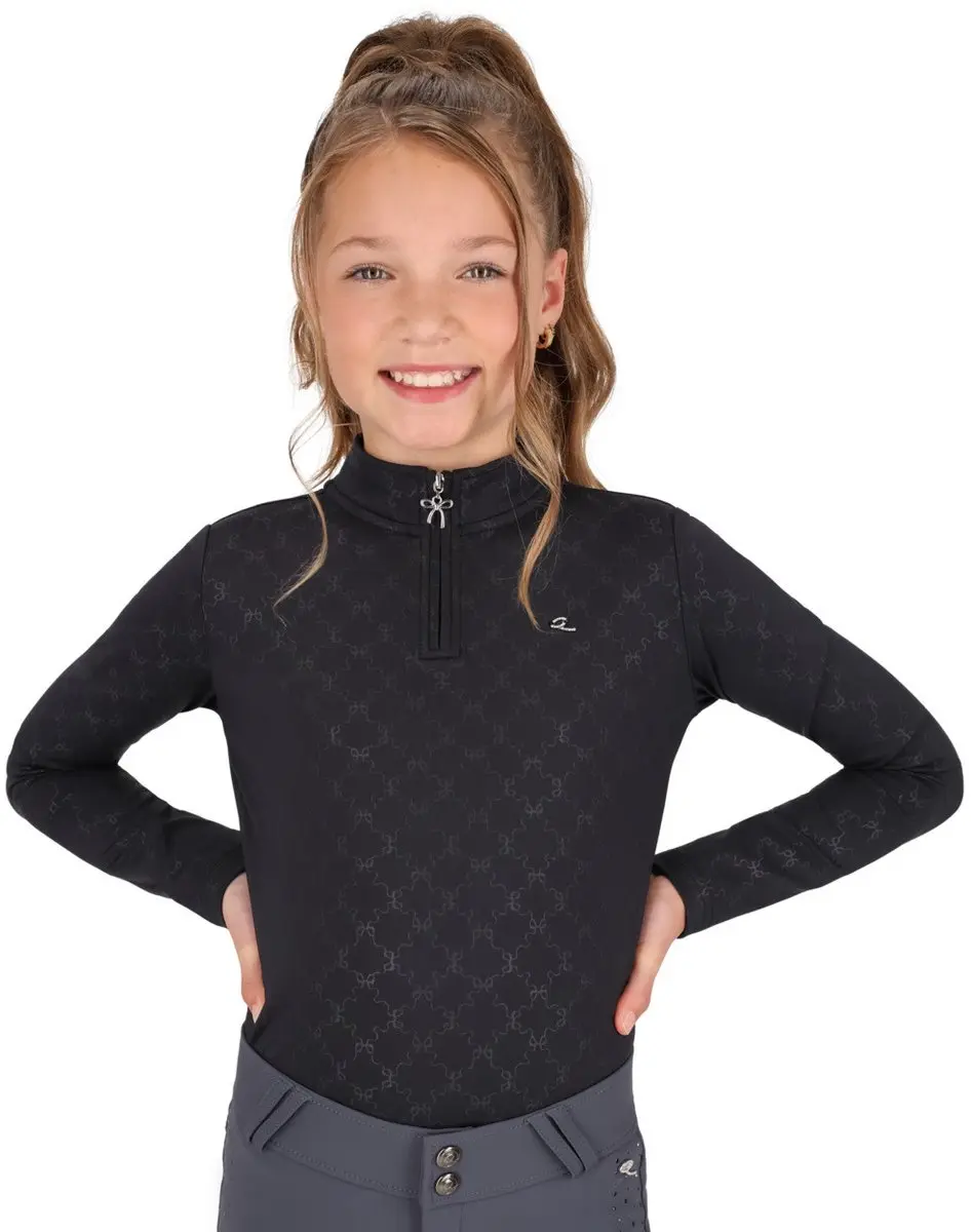 Qhp Sportshirt Livora junior (AW26) Black
