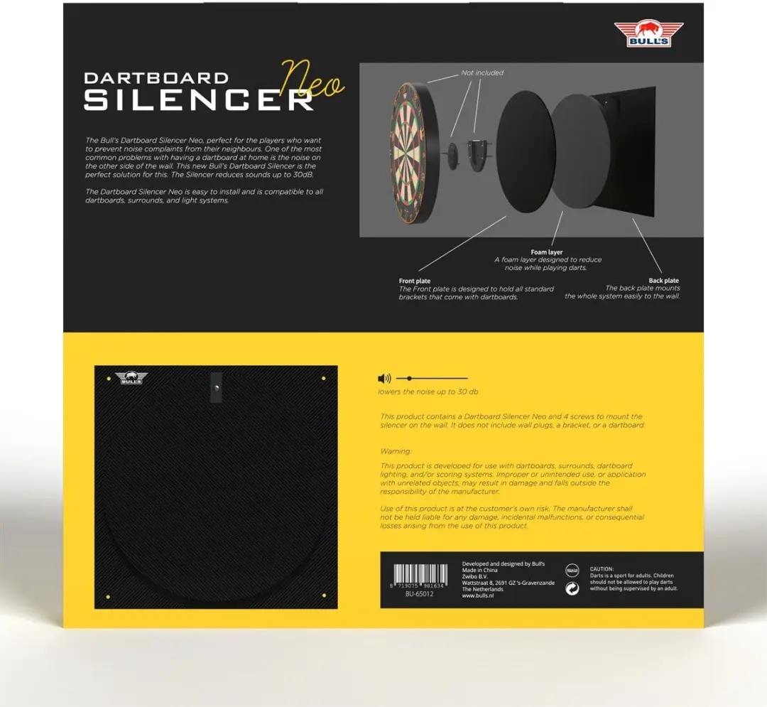 Bull's Dartboard Silencer Neo BU-65012 - afbeelding 4 van 6