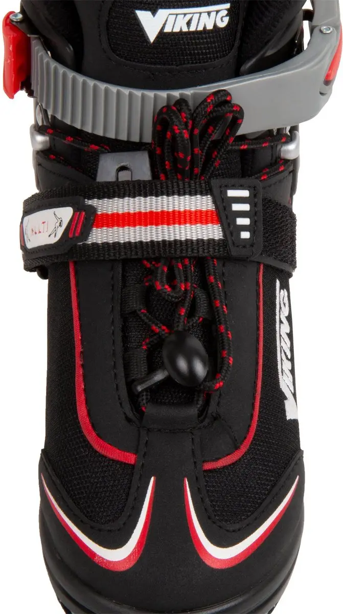 Viking Kinder Schaatsen 28-31 - Zwart/Grijs/Rood/Wit - afbeelding 3 van 6