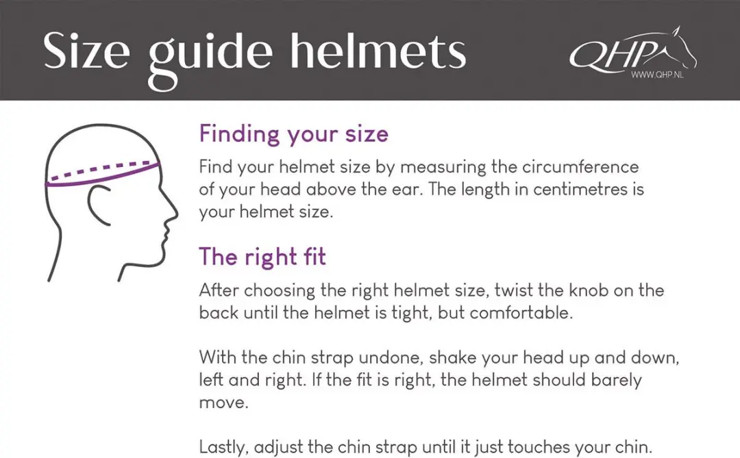 QHP Glendale Polo Visor - Zwart S - afbeelding 3 van 6