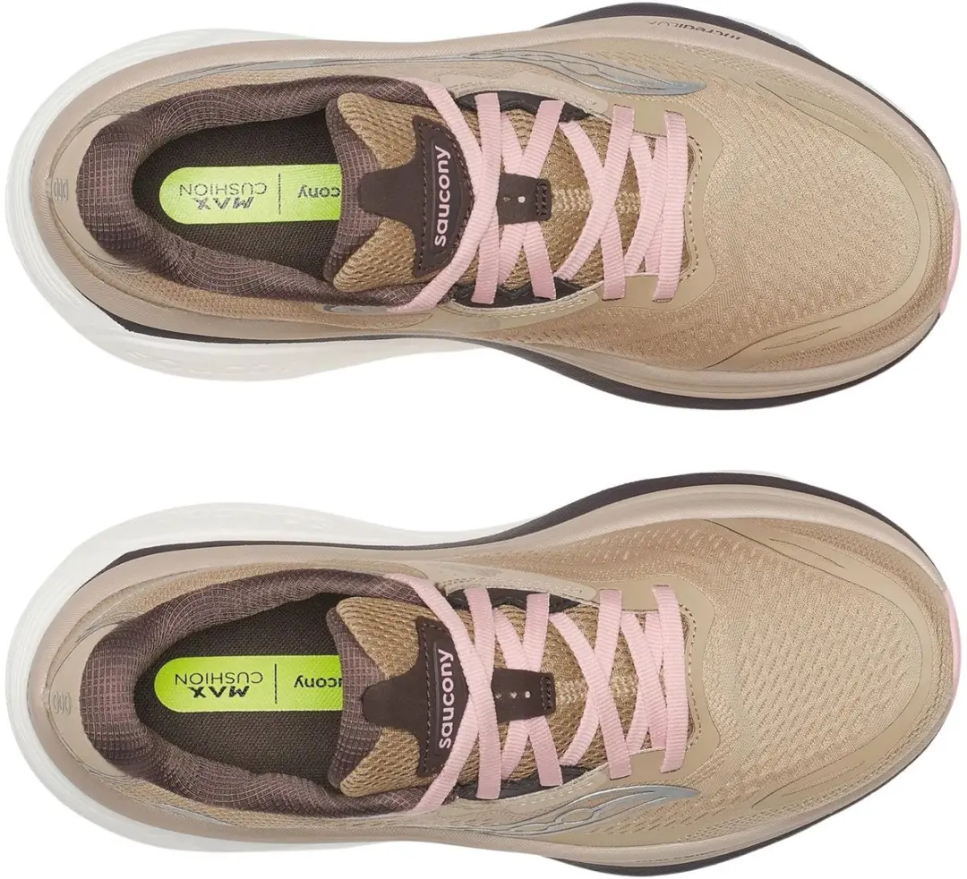 Saucony Hurricane 26 Dames Hardloopschoenen 38 - Bruin Roze - afbeelding 3 van 6