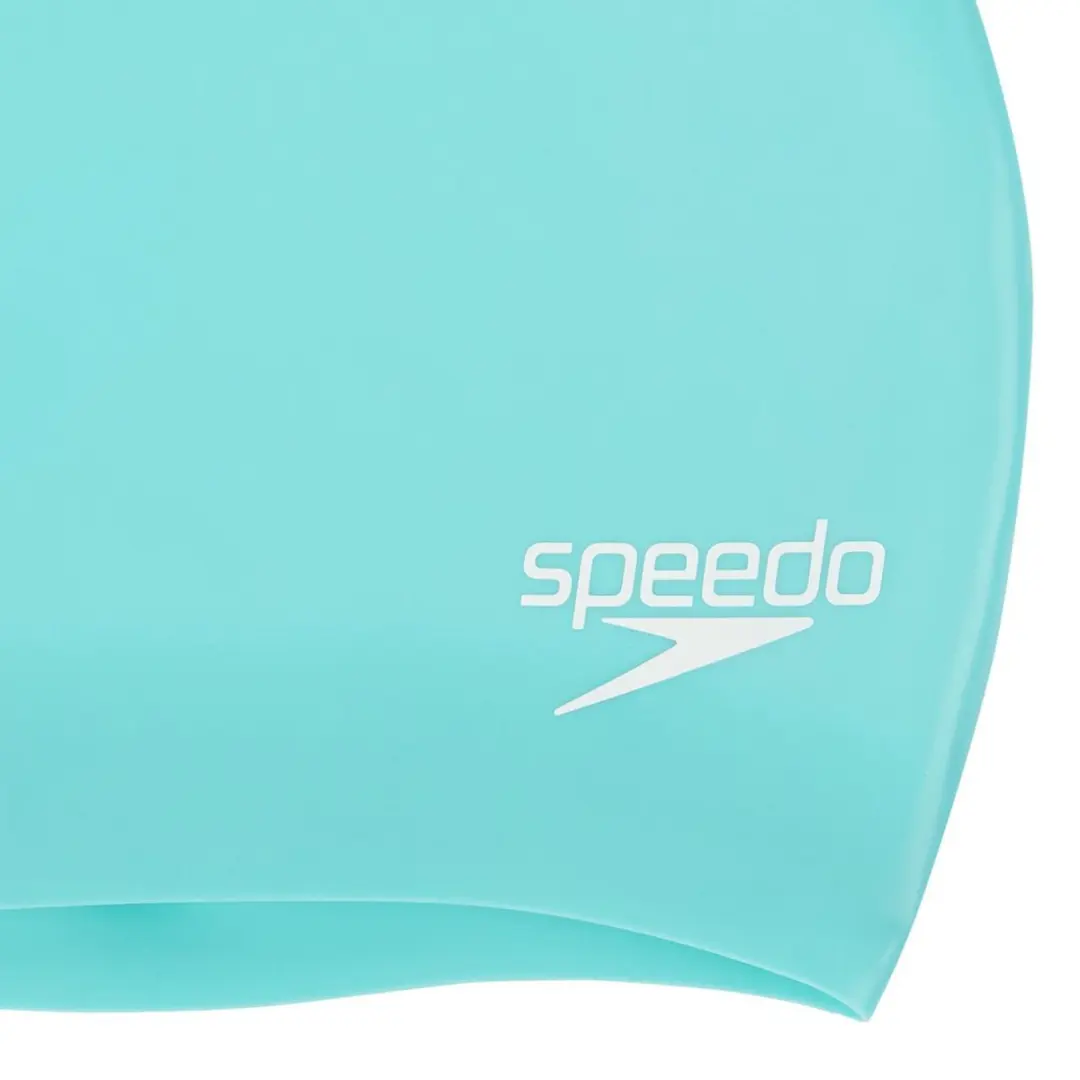 Speedo Long Hair Silicone Cap - Blauw