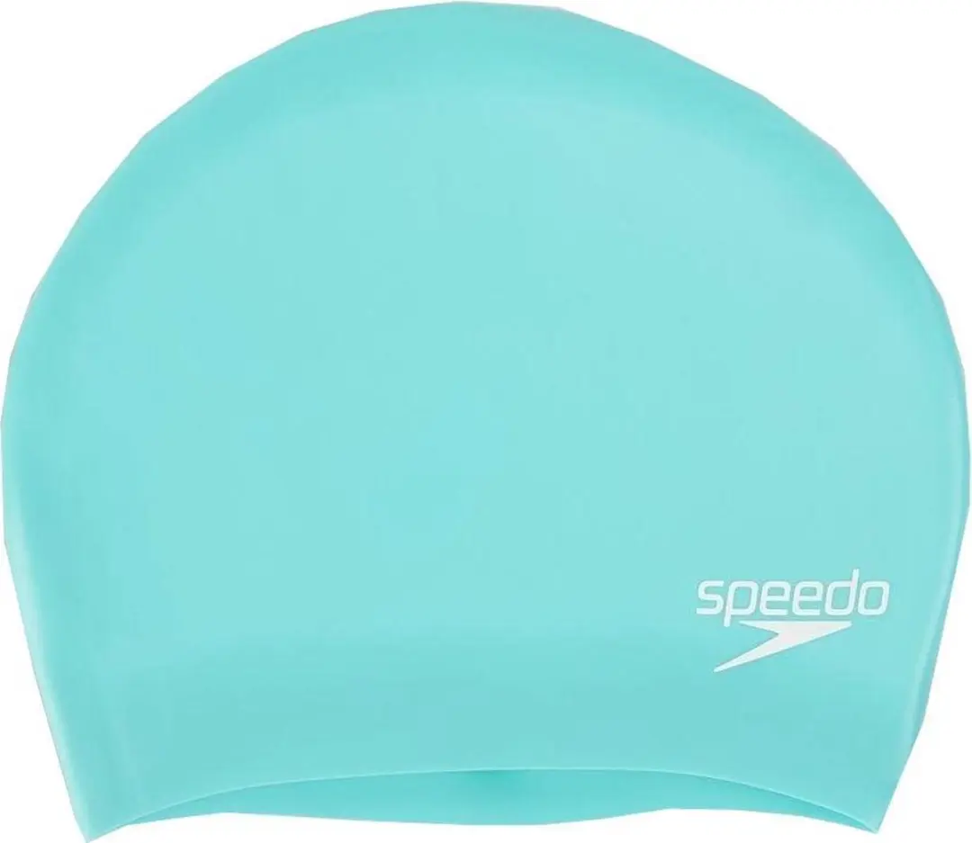 Speedo Long Hair Silicone Cap - Blauw