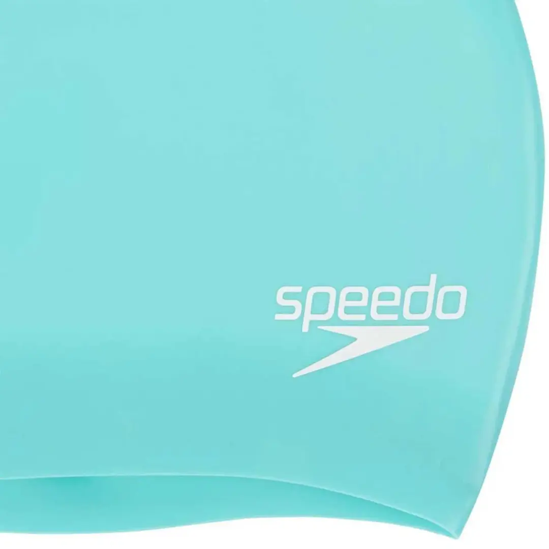 Speedo Long Hair Silicone Cap - Blauw