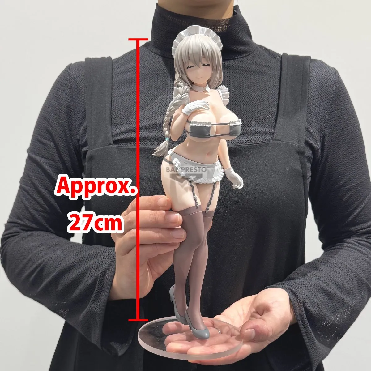 Bandai Uzaki-Chan Wants To Hang Out! Uzaki Tsuki Maid Glitter&Glamours Figuur - Multicolor