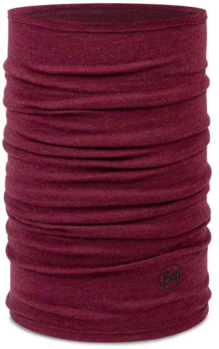 Buff Merino Midweight Nekwarmer - Rood - afbeelding 6 van 6