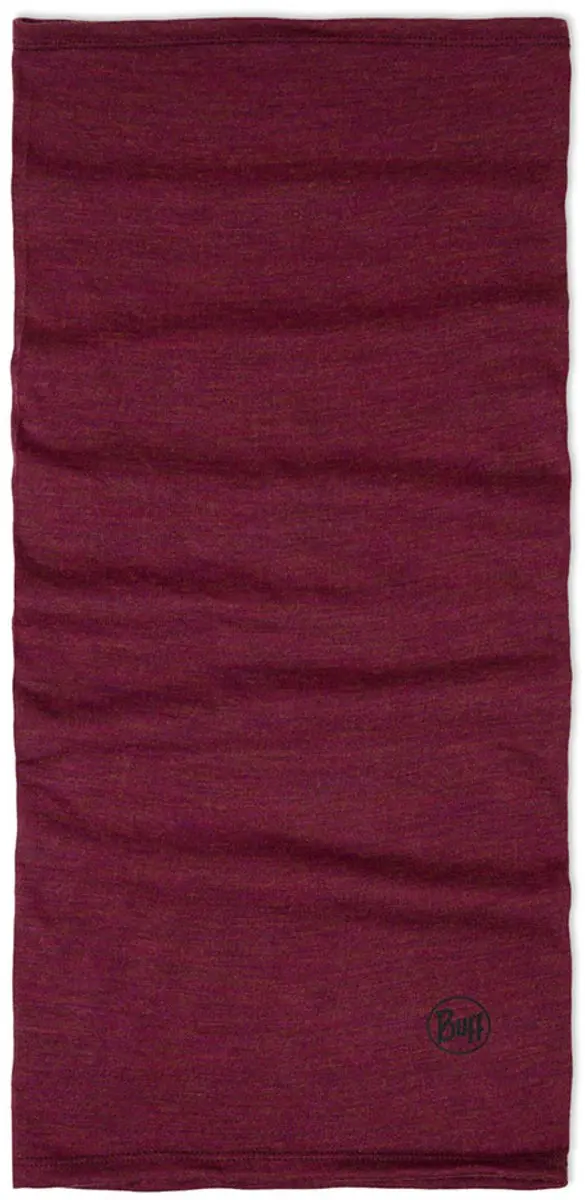 Buff Merino Midweight Nekwarmer - Rood