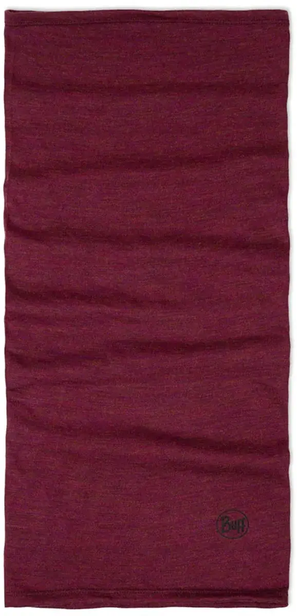 Buff Merino Midweight Nekwarmer - Rood