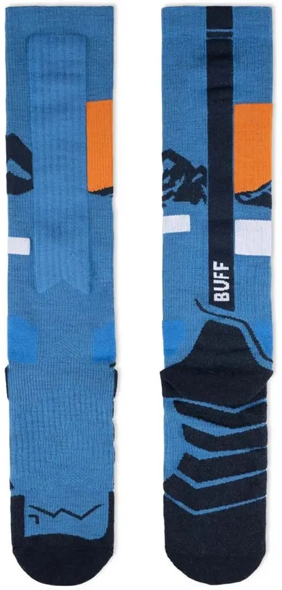 Buff Merino Lange Sokken - Blauw - EU 39-41 - afbeelding 3 van 6