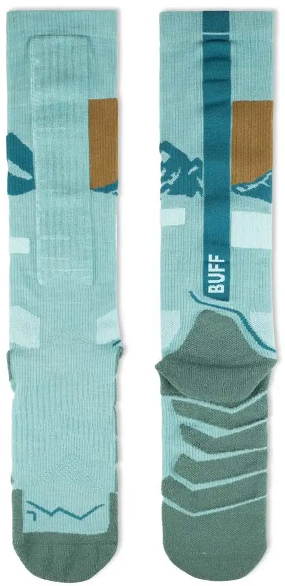 Buff Merino Lange Sokken - Groen - EU 36-38 - afbeelding 3 van 3