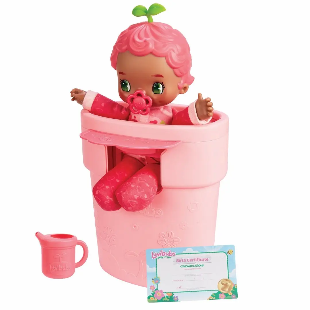 Moose Toys Luvibubs Pop Kira Speelset MS61013 - Roze - afbeelding 4 van 6