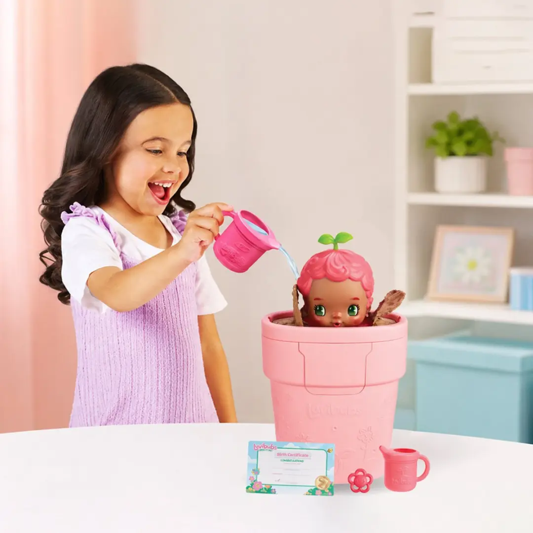 Moose Toys Luvibubs Pop Kira Speelset MS61013 - Roze - afbeelding 3 van 6