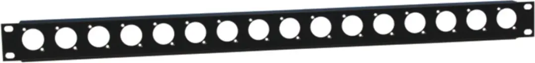 Adam Hall 19" rackpaneelvoor 16xXLR