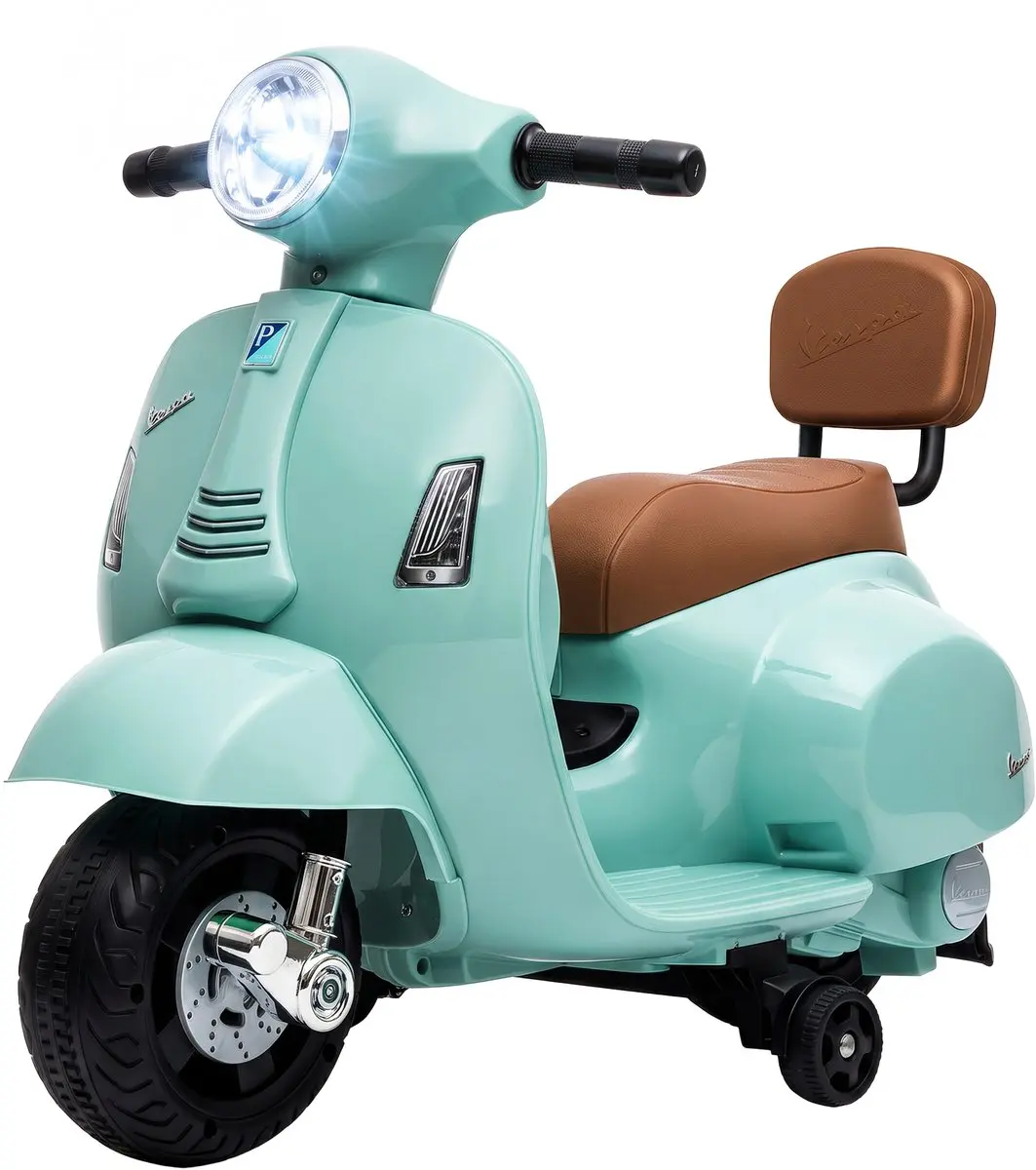 AIYAPLAY Electric Ride-on Motorcycle-Kunststoff, Stahl-66,5L x 38B x 52H cm-Grü