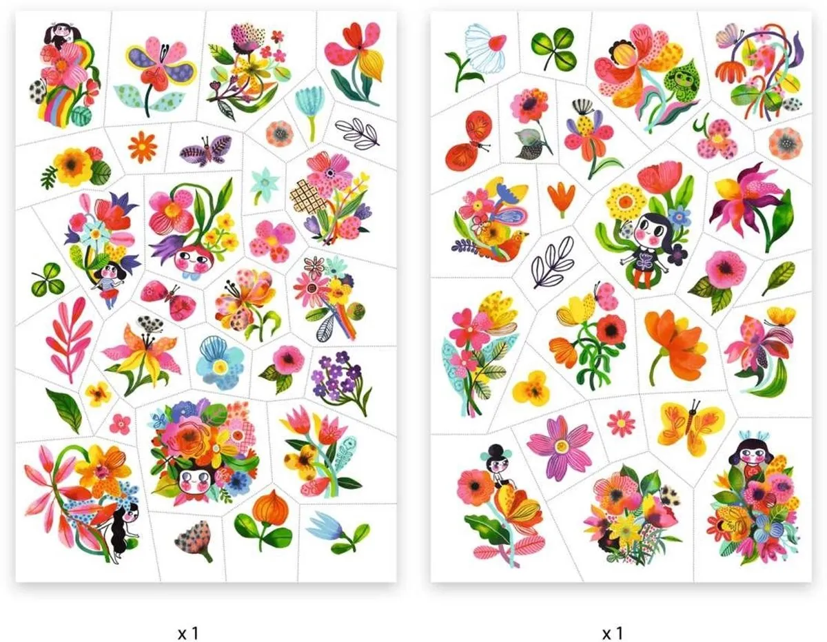 Djeco Tatoeages Bloemenpracht