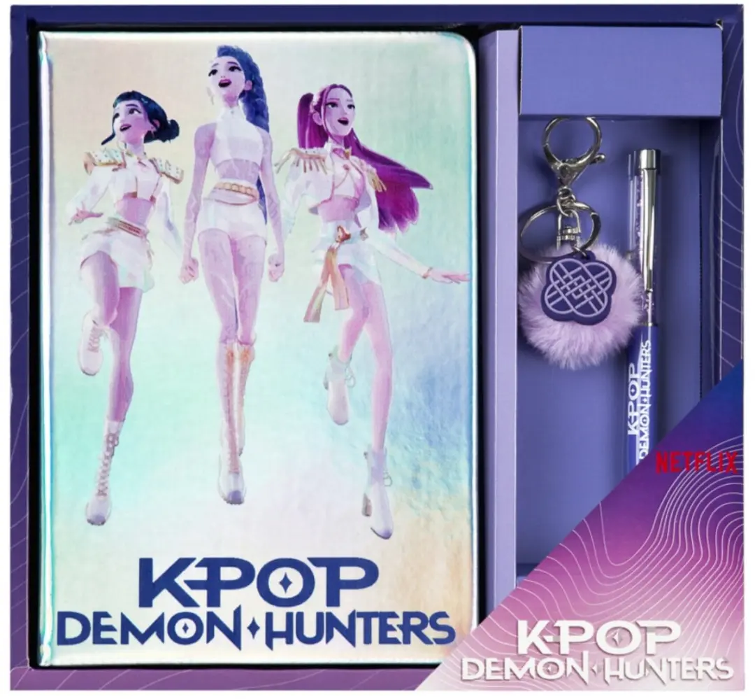Van der Meulen K-Pop Demon Hunters Notitieboek A5 - Meerkleurig