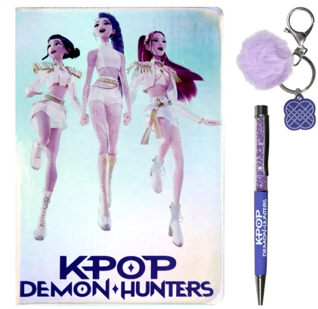 Van der Meulen K-Pop Demon Hunters Notitieboek A5 - Meerkleurig
