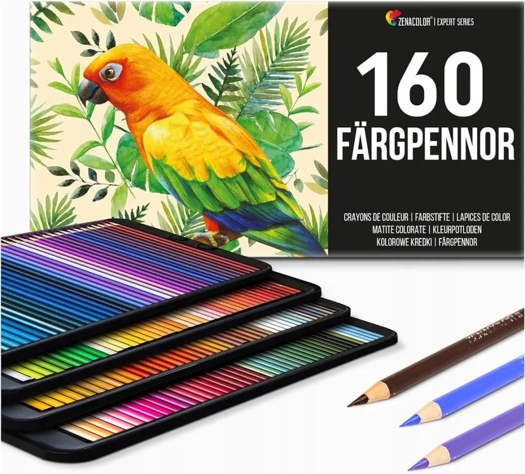 160 Genummerde Kleurpotloden