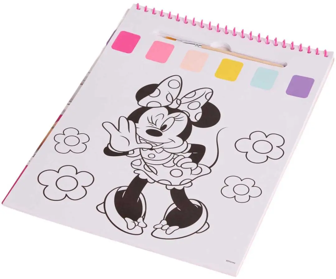 Disney Minnie Mouse Waterverf Kleurboek - 24 Kleurplaten - afbeelding 3 van 3