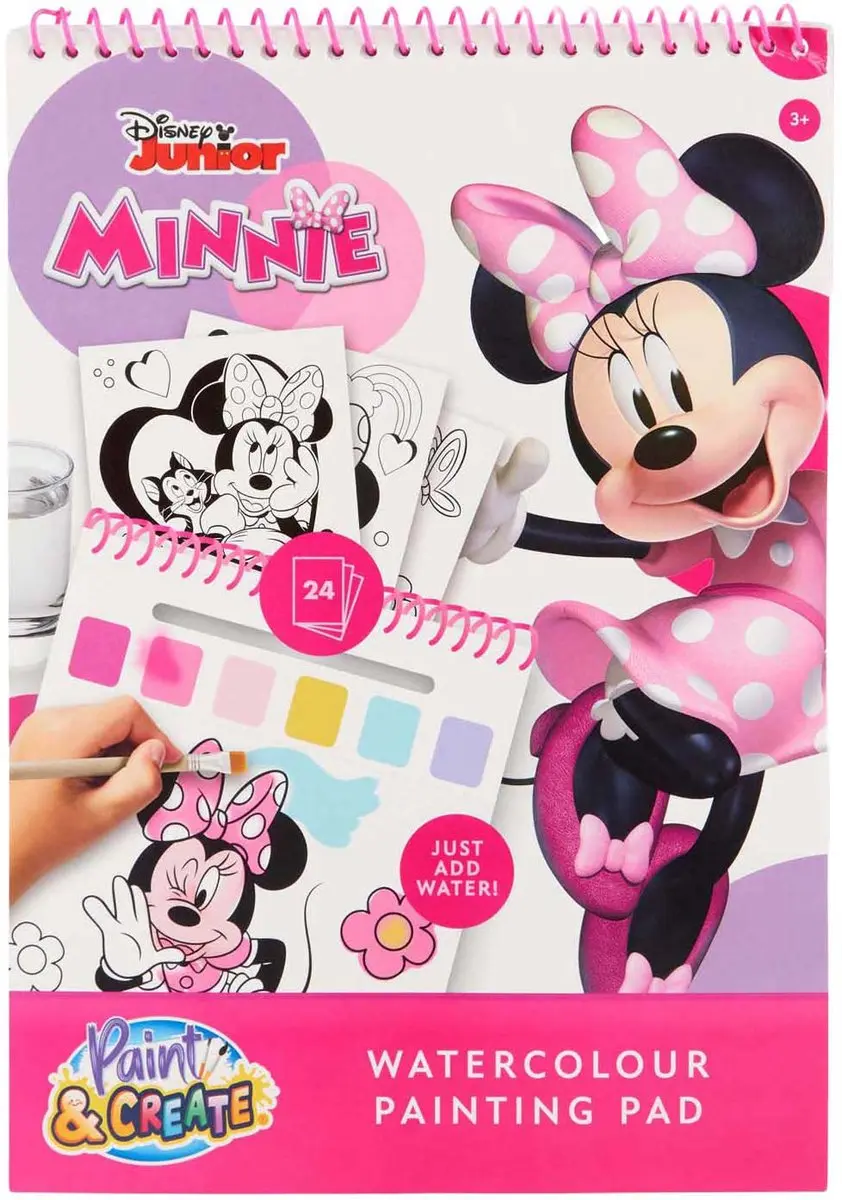 Disney Minnie Mouse Waterverf Kleurboek