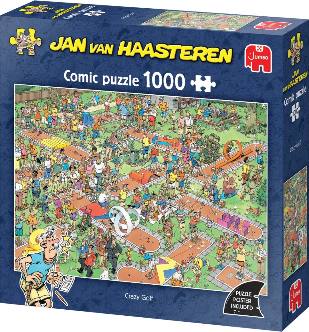 Jumbo Crazy Golf Jan van Haasteren Puzzel 1000 Stuks - afbeelding 3 van 4