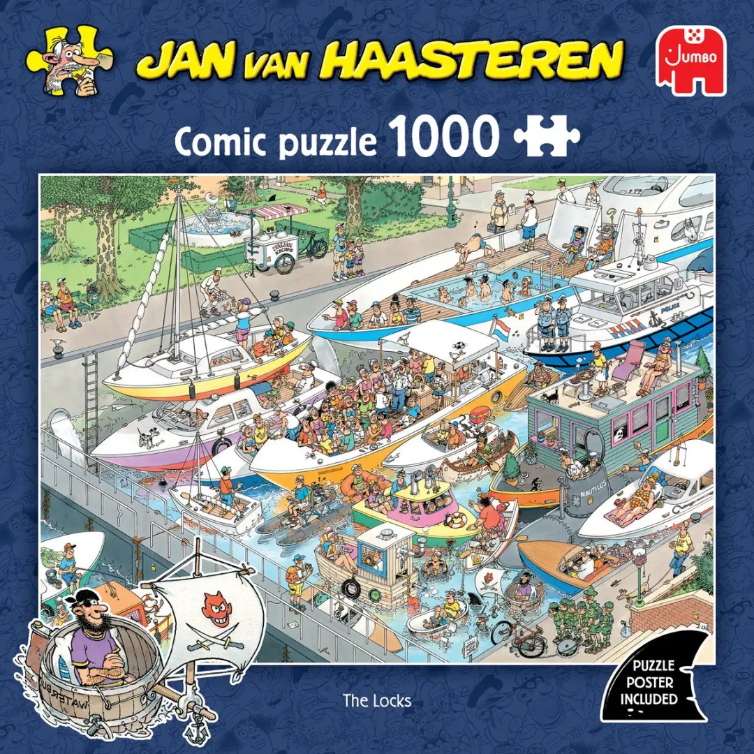 Jumbo Jan van Haasteren The Locks Puzzel 1000 Stukjes - afbeelding 2 van 4