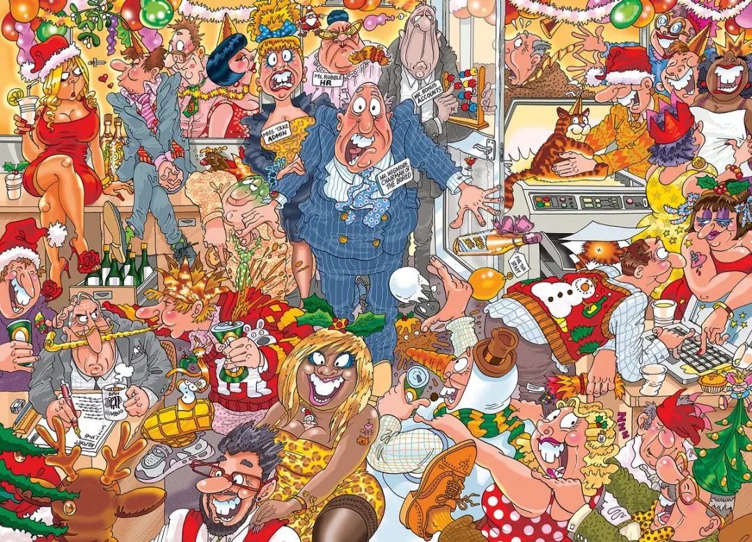Jumbo Wasgij Christmas Double Trouble! Puzzel 1000 Stukjes - afbeelding 3 van 3