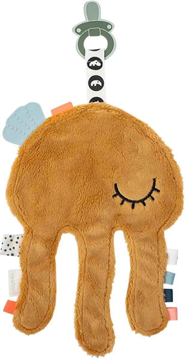 Done by Deer Jelly Knuffeldoekje Mustard