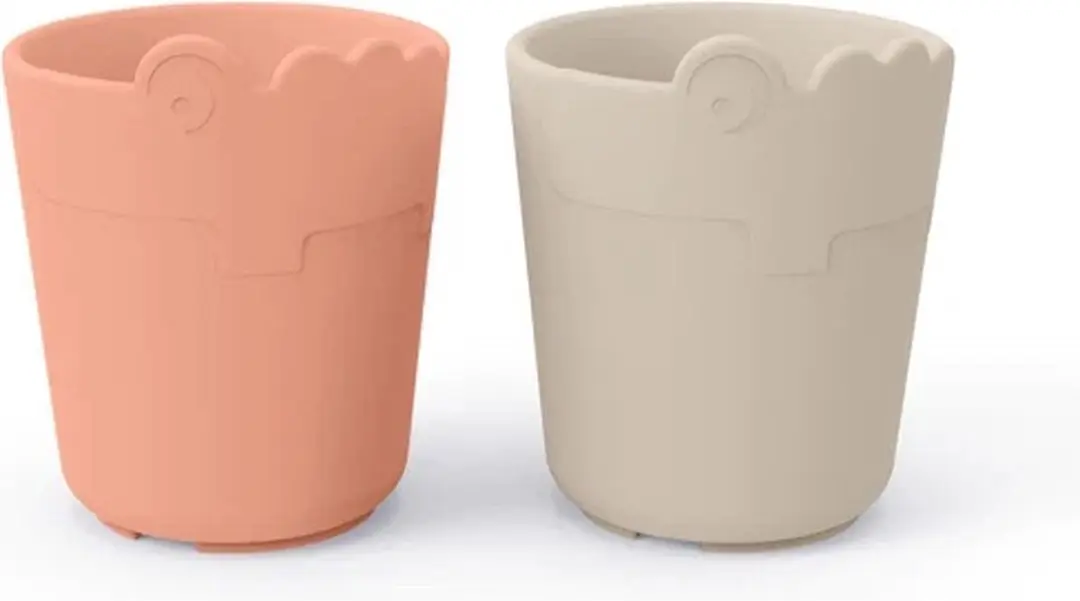 Done By Deer Croco Mini Mok 100ml - 2 Stuks - Oranje - afbeelding 6 van 6