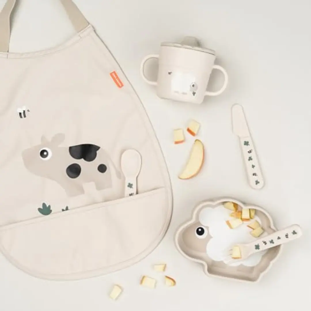 Done By Deer Tiny Farm Slabbetje - Pull-over - Sand - afbeelding 4 van 5