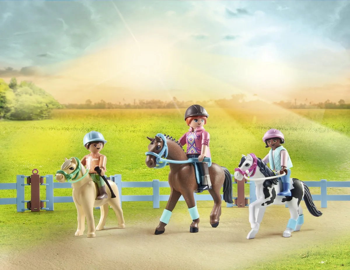 Playmobil Horses of Waterfall Mobiele Manege 71493 - Multicolor