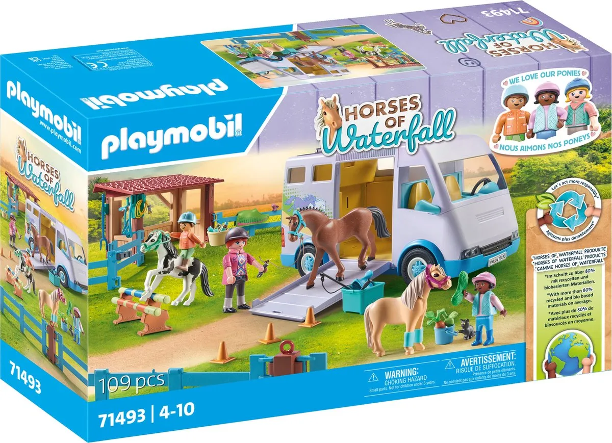 Playmobil Horses of Waterfall Mobiele Manege 71493