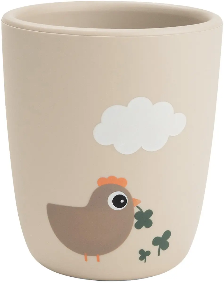 Done By Deer Tiny Farm Siliconen Mini Beker