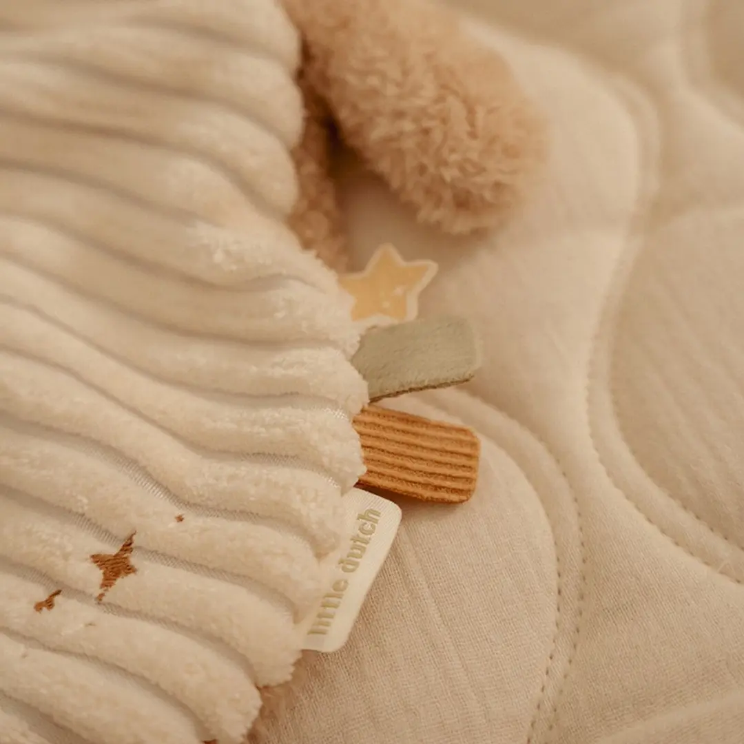 Little Dutch Newborn Naturals Bunny Knuffeldoek Naturel