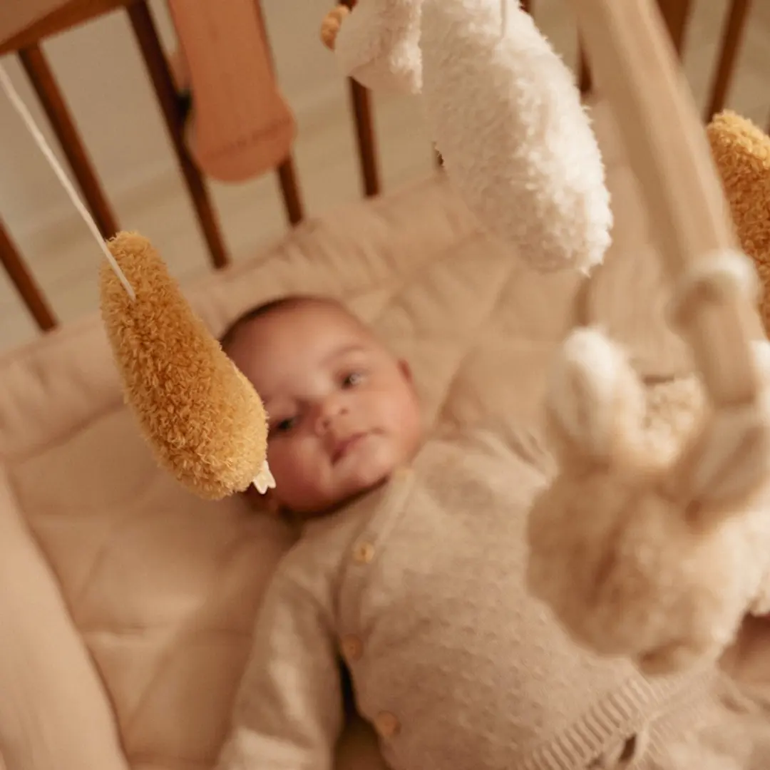 Little Dutch Newborn Naturals Muziekmobiel - Naturel - afbeelding 6 van 6